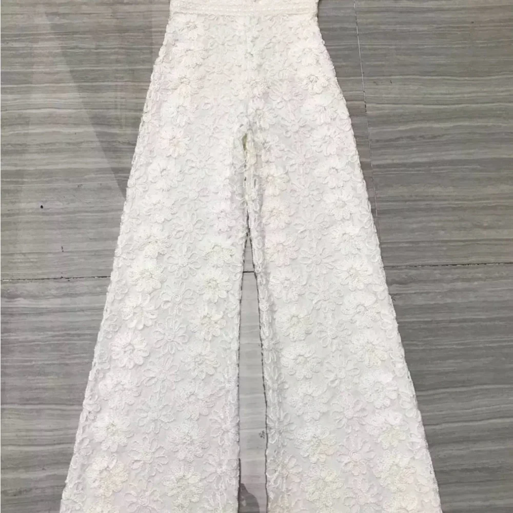 Alexis Cream Lace Jumpsuit - Picture 7 of 10